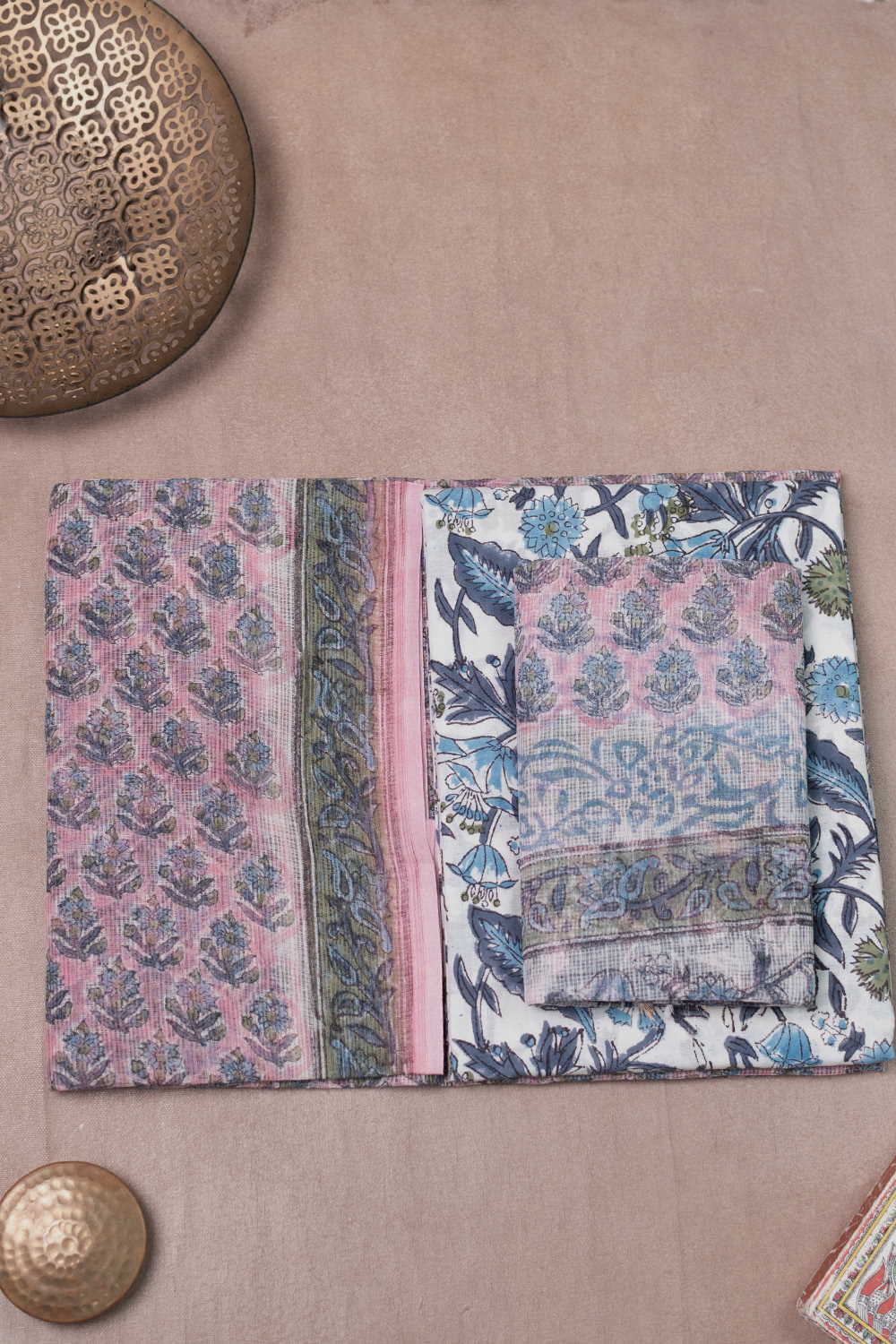 Block Printed Cotton Suits - Matkatus 