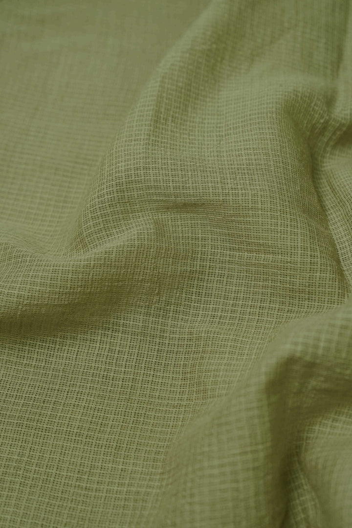 Lime Green Kota Cotton Fabric