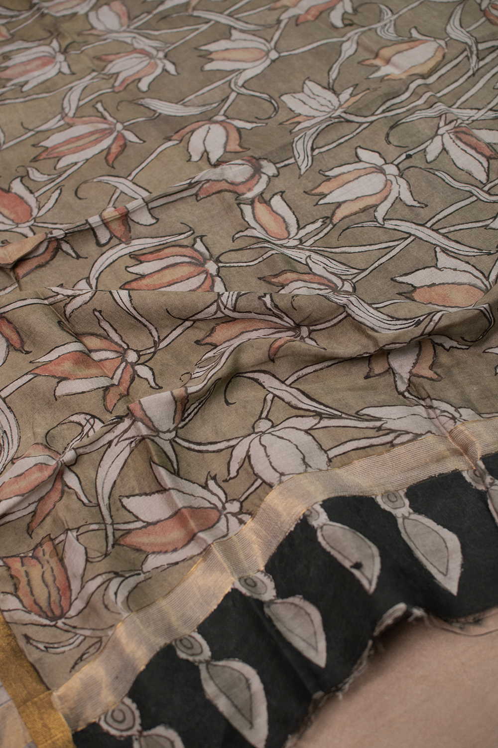 Kalamkari Dupatta - Matkatus 