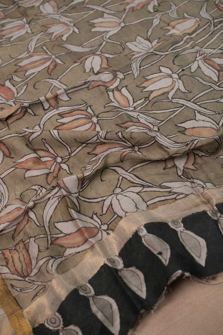 Kalamkari Dupatta - Matkatus 