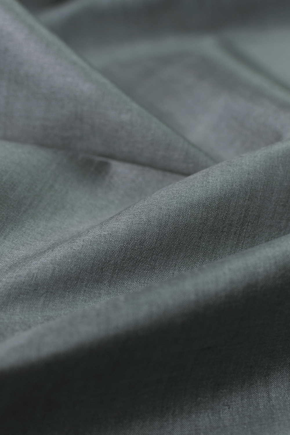 Light Grey Handwoven Tussar Fabric - 0.55m