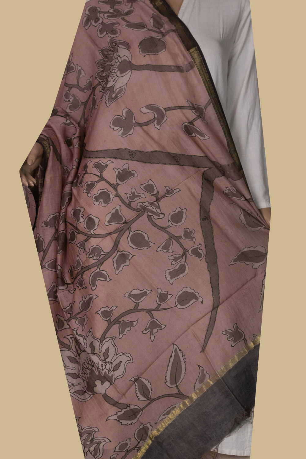 Hand Painted Dupatta - Matkatus 