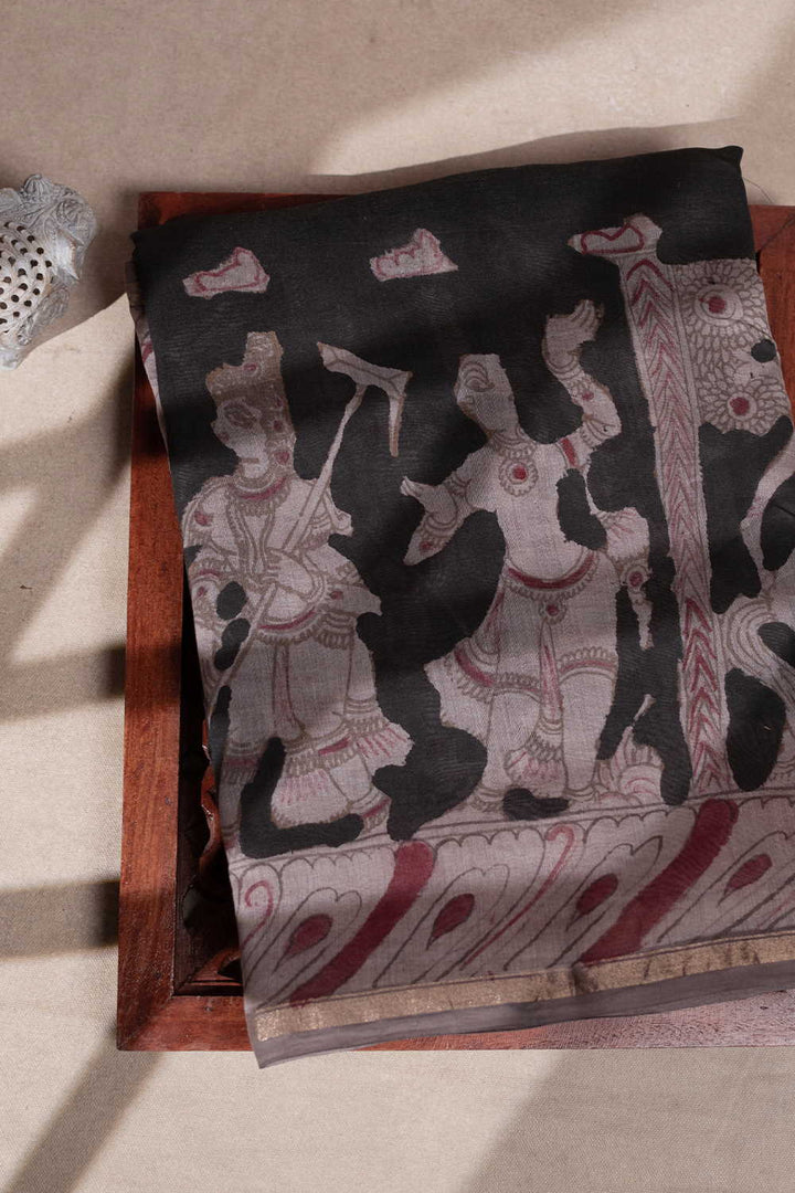 Painted Kalamkari srees - Matkatus 