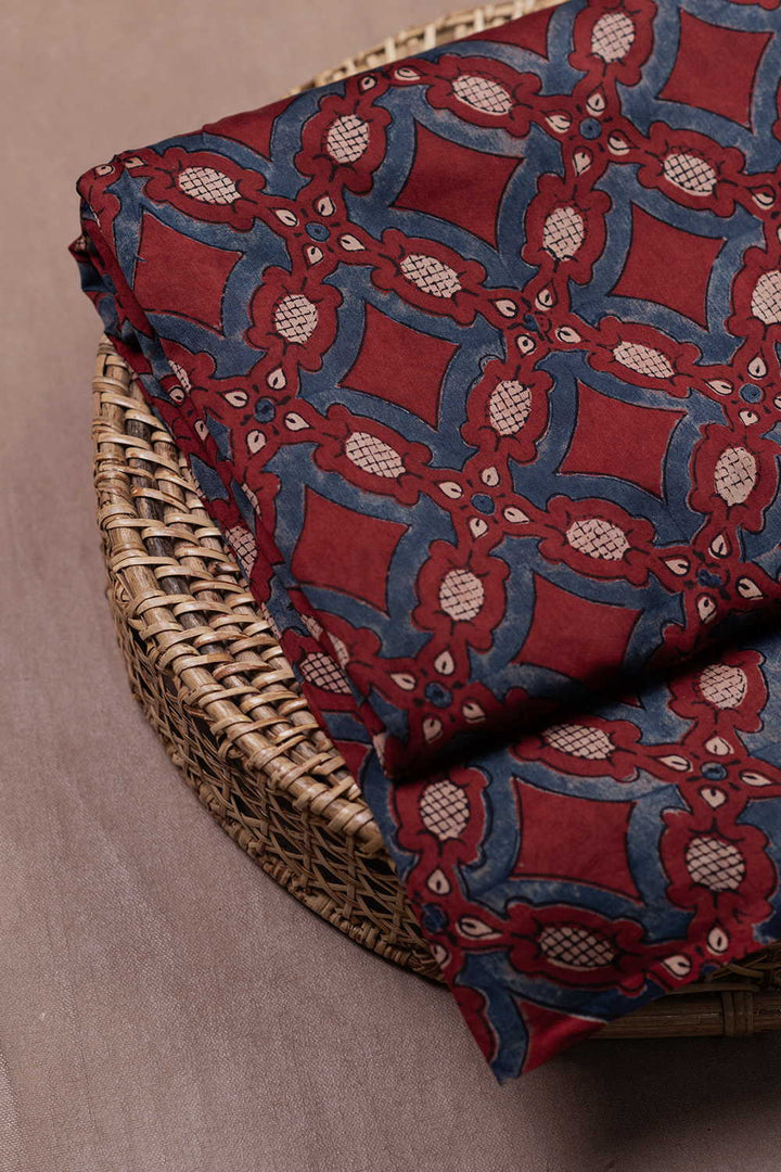 Ajrak Print Fabric - Matkatus 