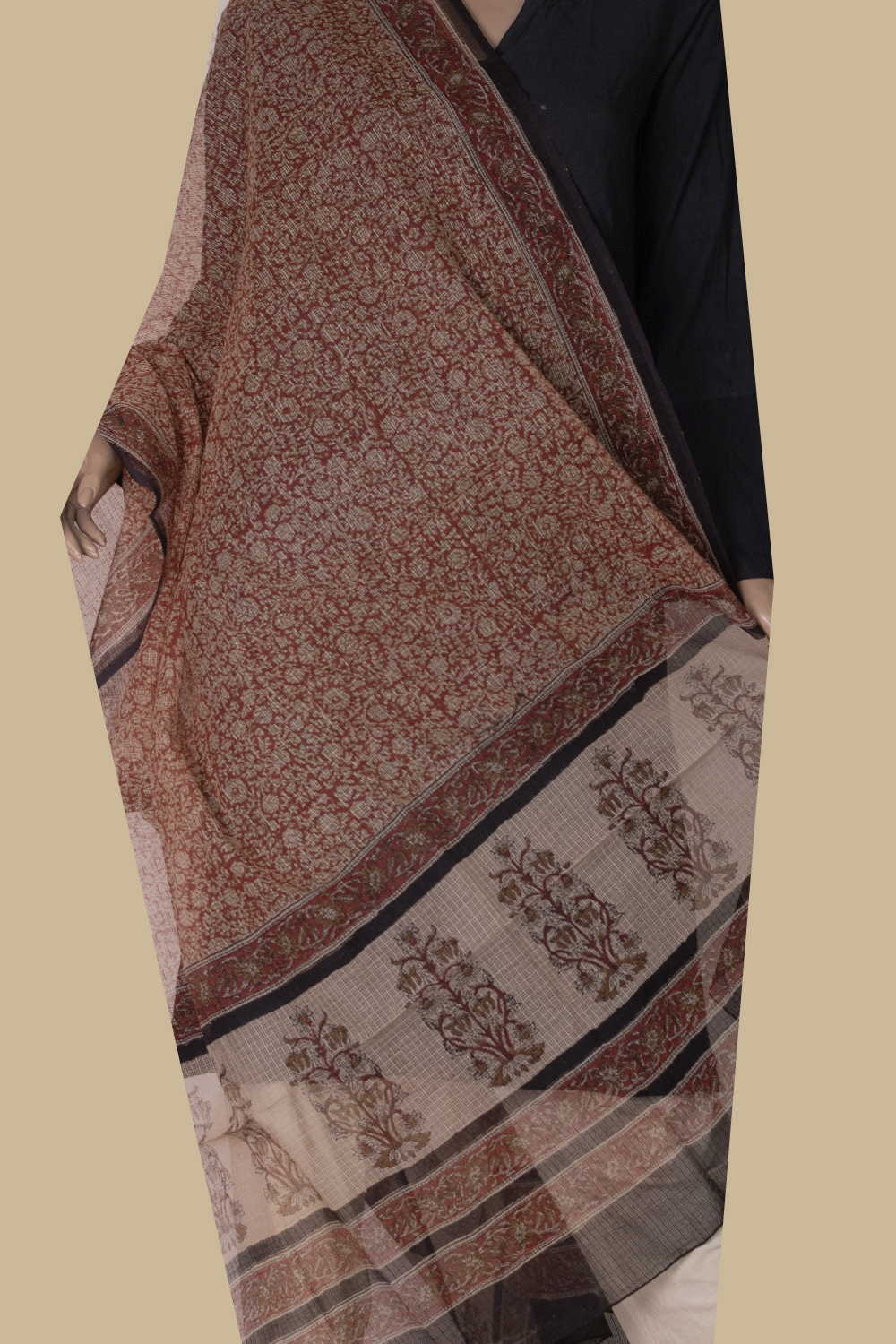 Kota Cotton Dupatta - Matkatus 