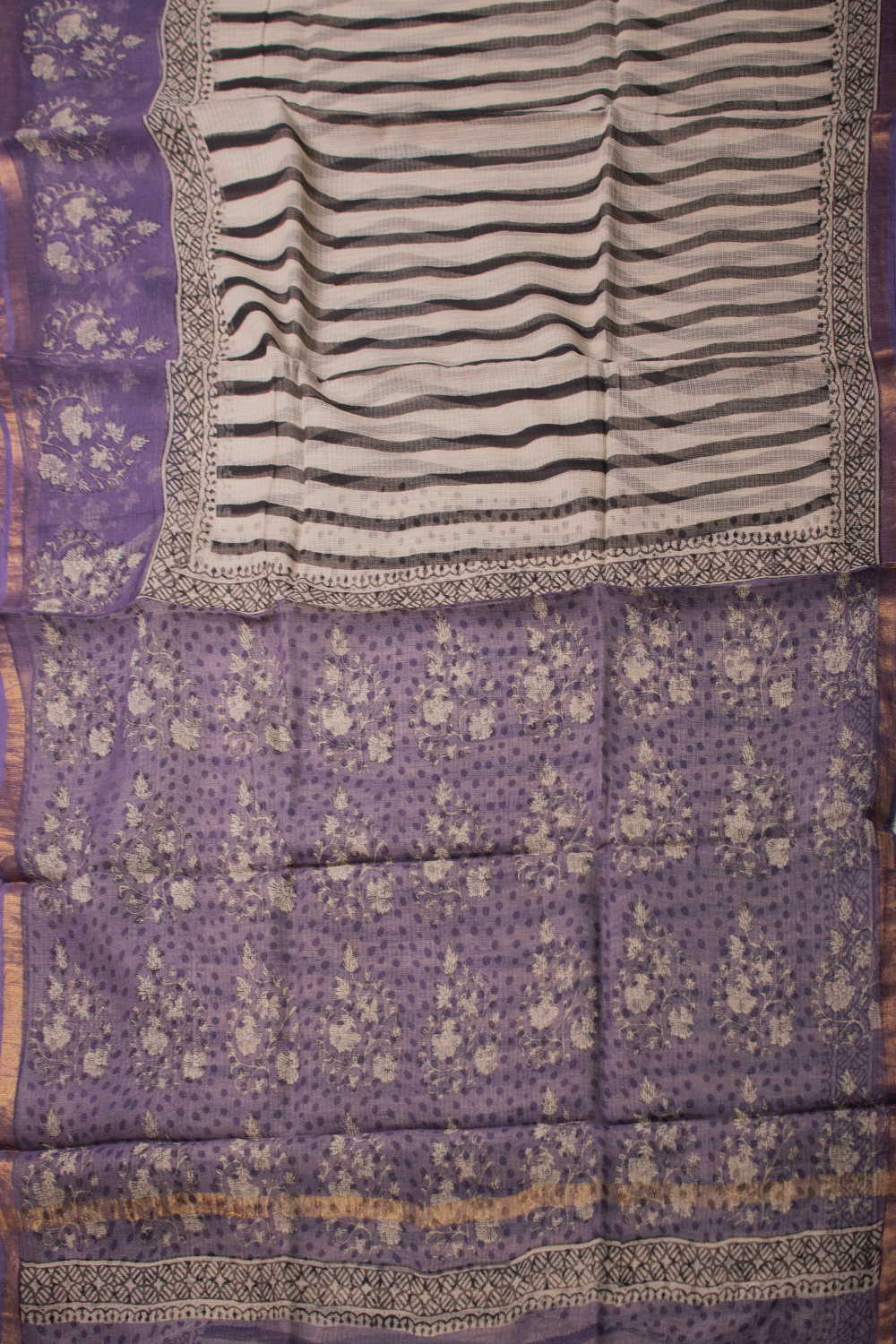 Block Printed Saree - Matkatus