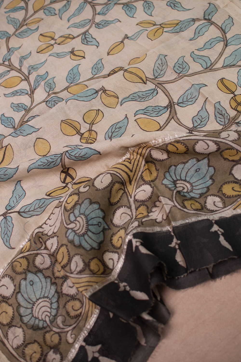 Kalamkari Dupatta - Matkatus 