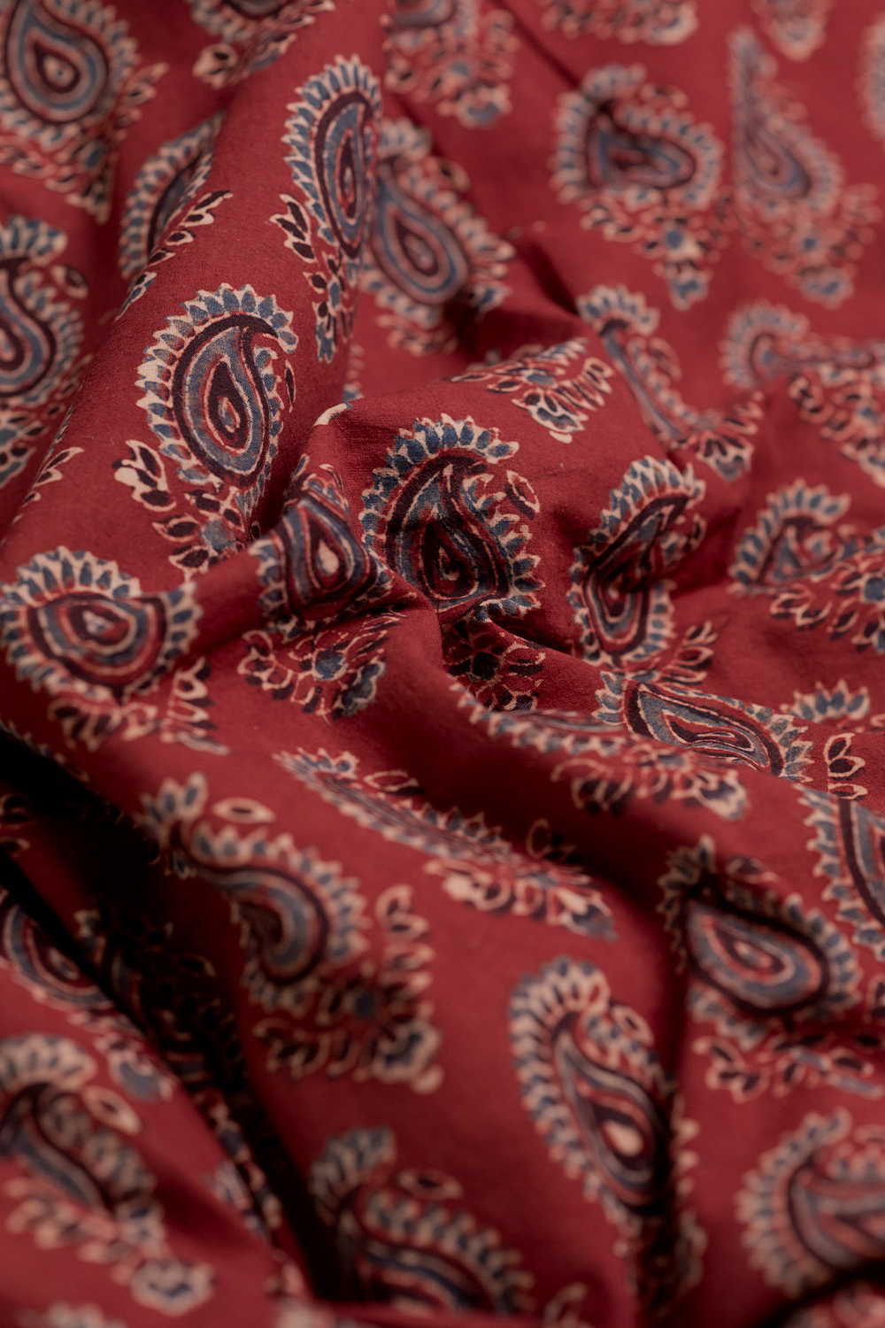 Block Printed Cotton Fabric - Matkatus 