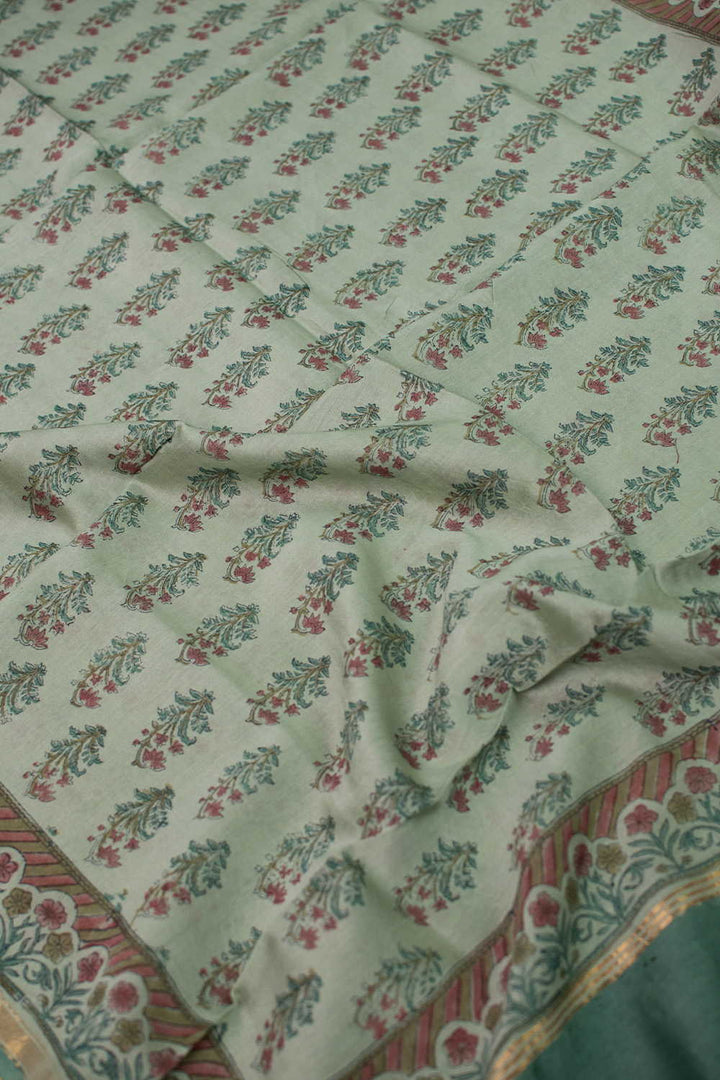 Chanderi silk Cotton Dupatta - Matkatus