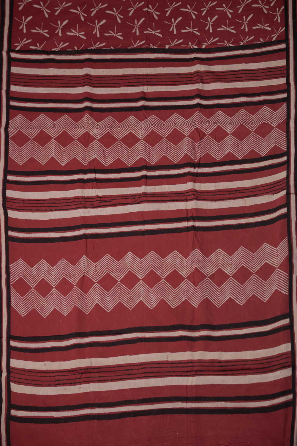 Block Printed Cotton Saree - Matkatus