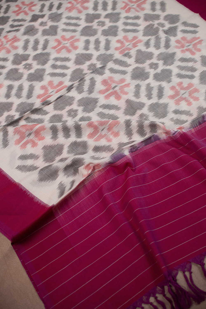 Ikat Cotton Dupatta - Matkatus
