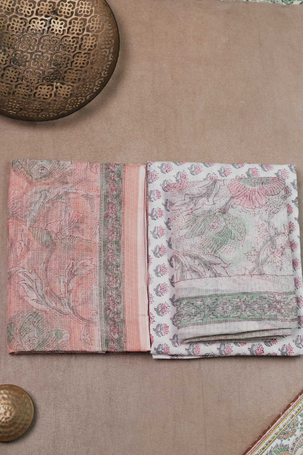Block Printed Cotton Suits - Matkatus 