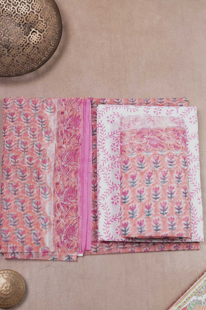 Block Printed Cotton Suits - Matkatus 