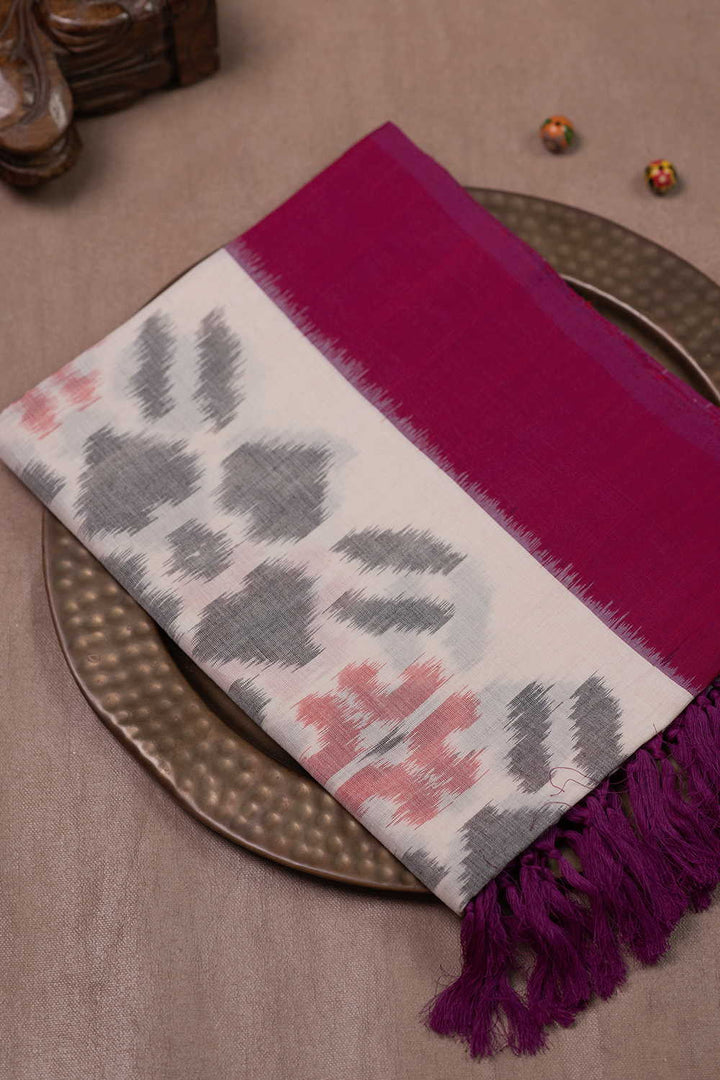 Ikat Cotton Dupatta - Matkatus