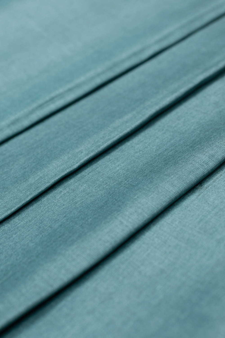 Peacock Green Tussar Fabric -  0.7m