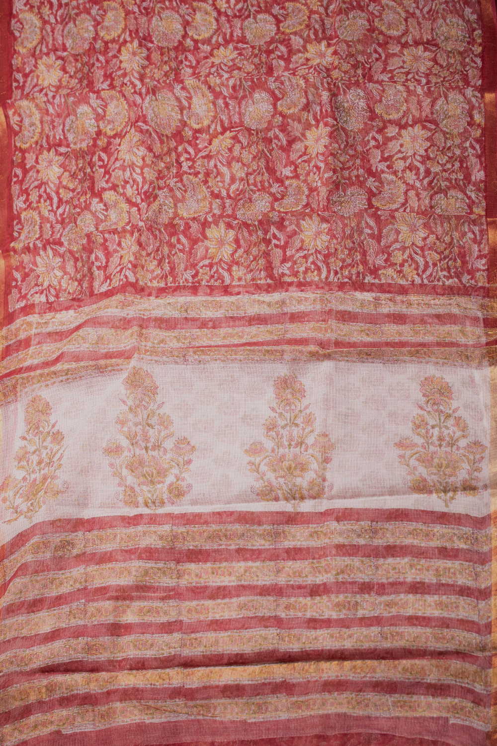 Block Printed Saree - Matkatus
