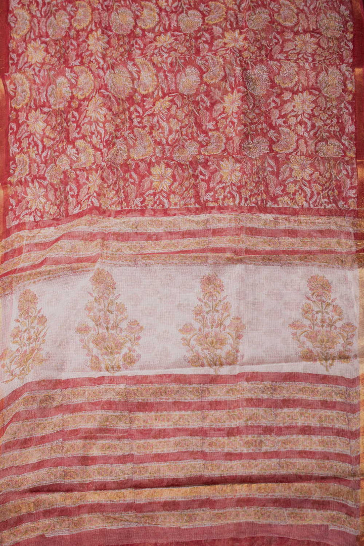 Block Printed Saree - Matkatus