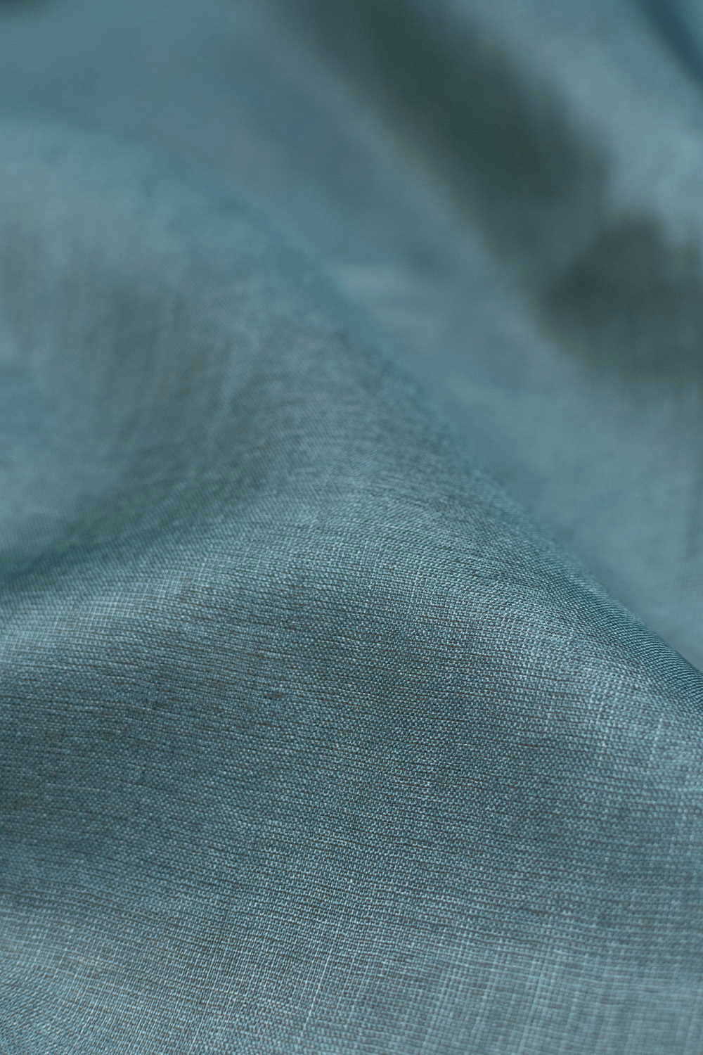Celadon Blue Handwoven Tussar Fabric