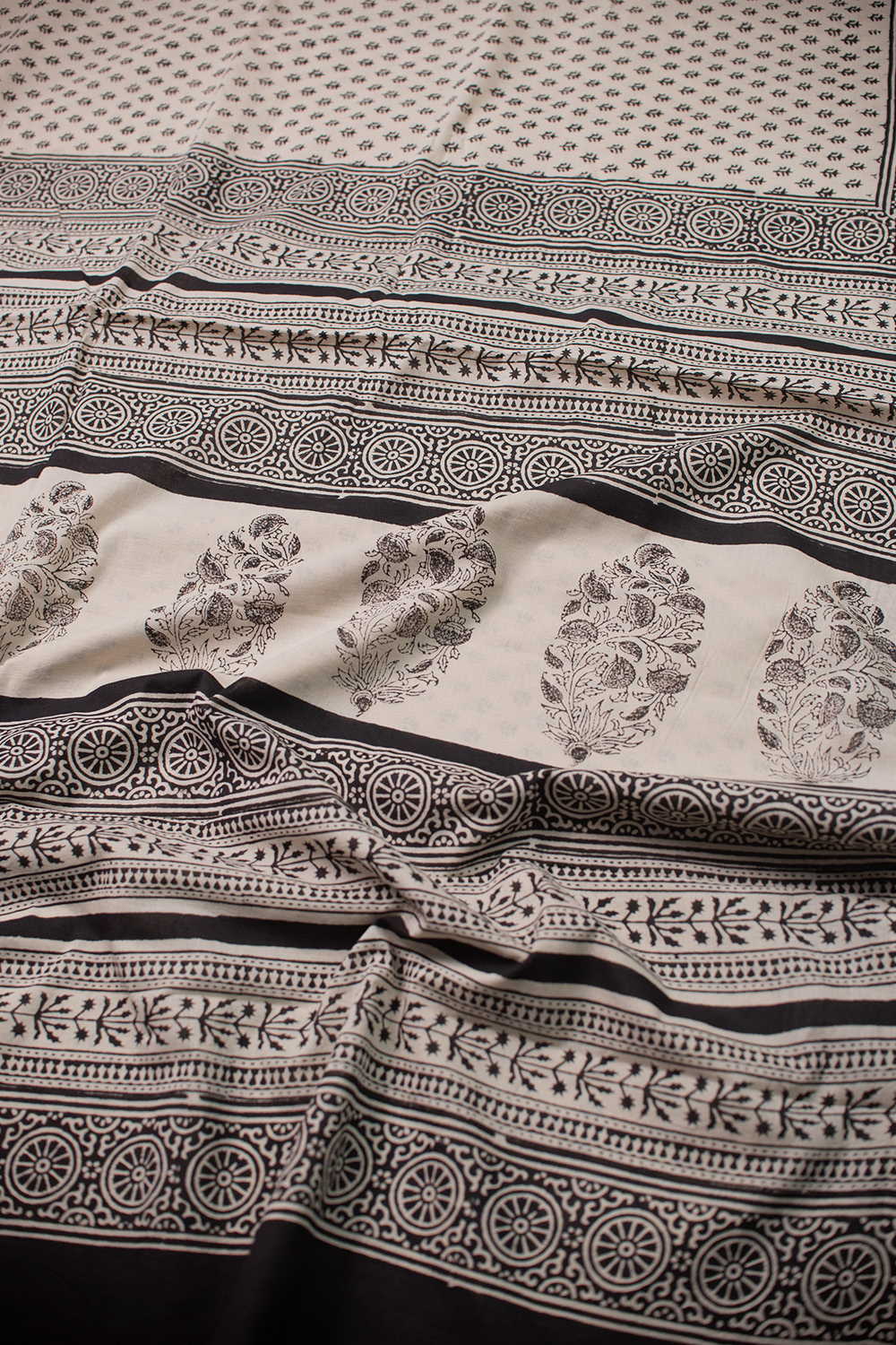 Block Printed Cotton Sarees - Matkatus 