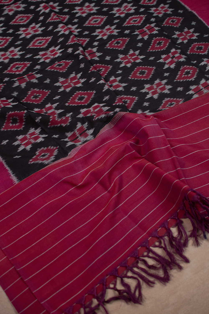 Ikat Cotton Dupatta - Matkatus 
