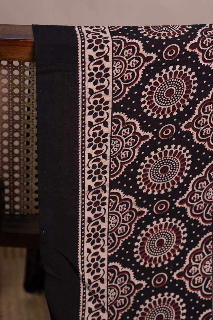Ajrak Brush Print Fabric - Matkatus 