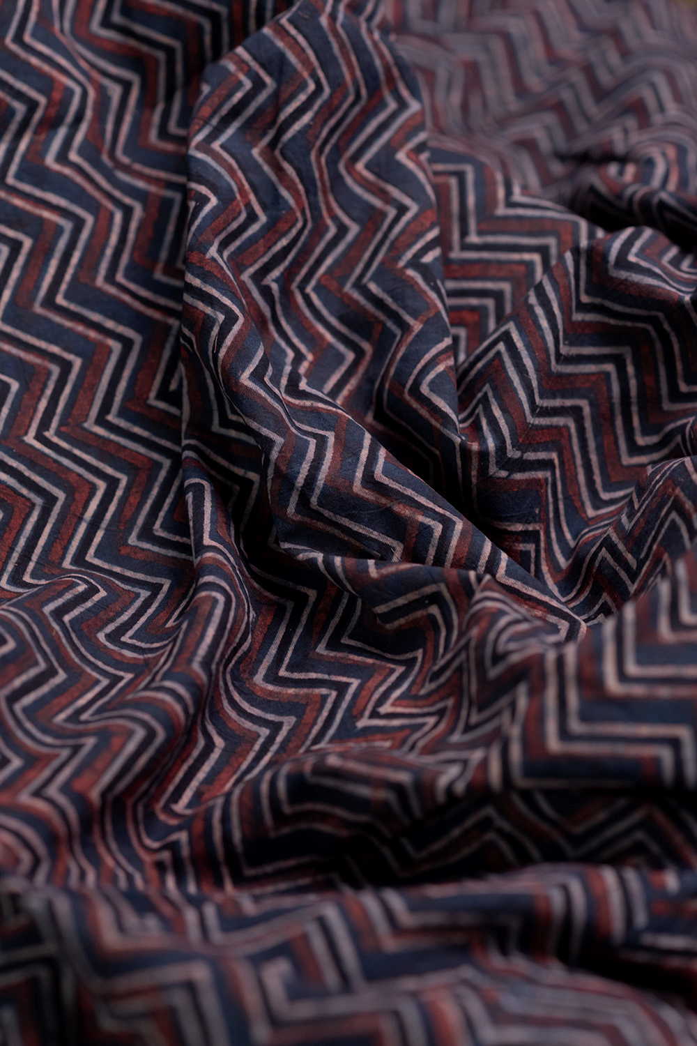 Block Printed Cotton Fabric - Matkatus 