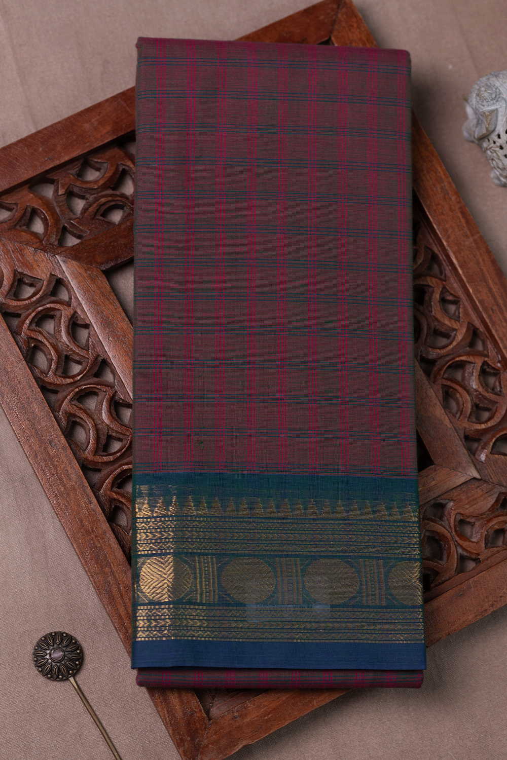 Kanchi Cotton Saree - Matkatus 