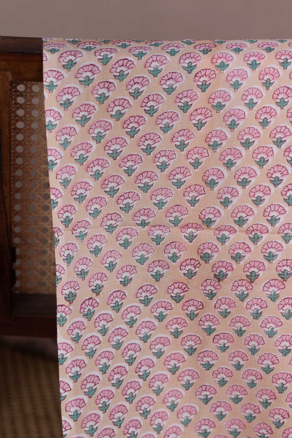 Jaipur Sanganeri printed cotton fabric - Matkatus 