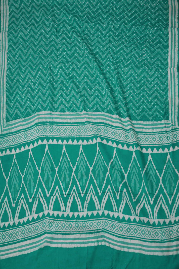 Block Printed Cotton Saree - Matkatus
