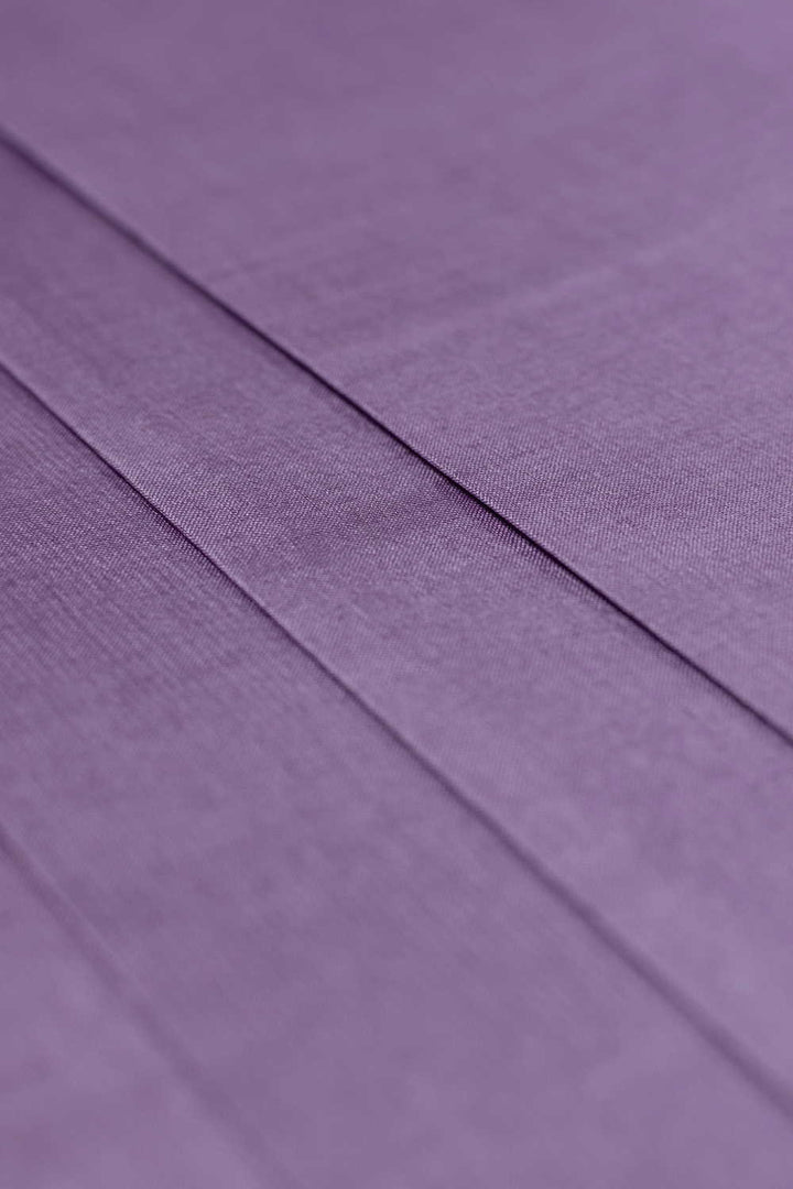Lavender Purple Handwoven Tussar Fabric