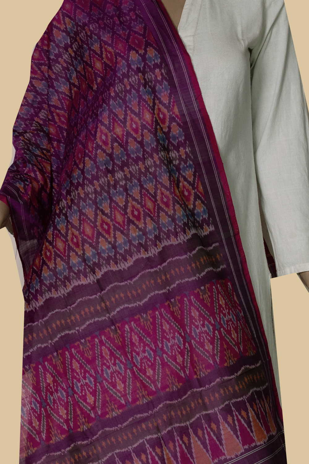 Silk Cotton Stole - Matkatus