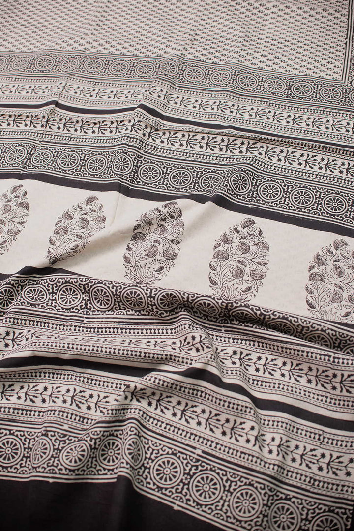 Block Printed Cotton Sarees - Matkatus 