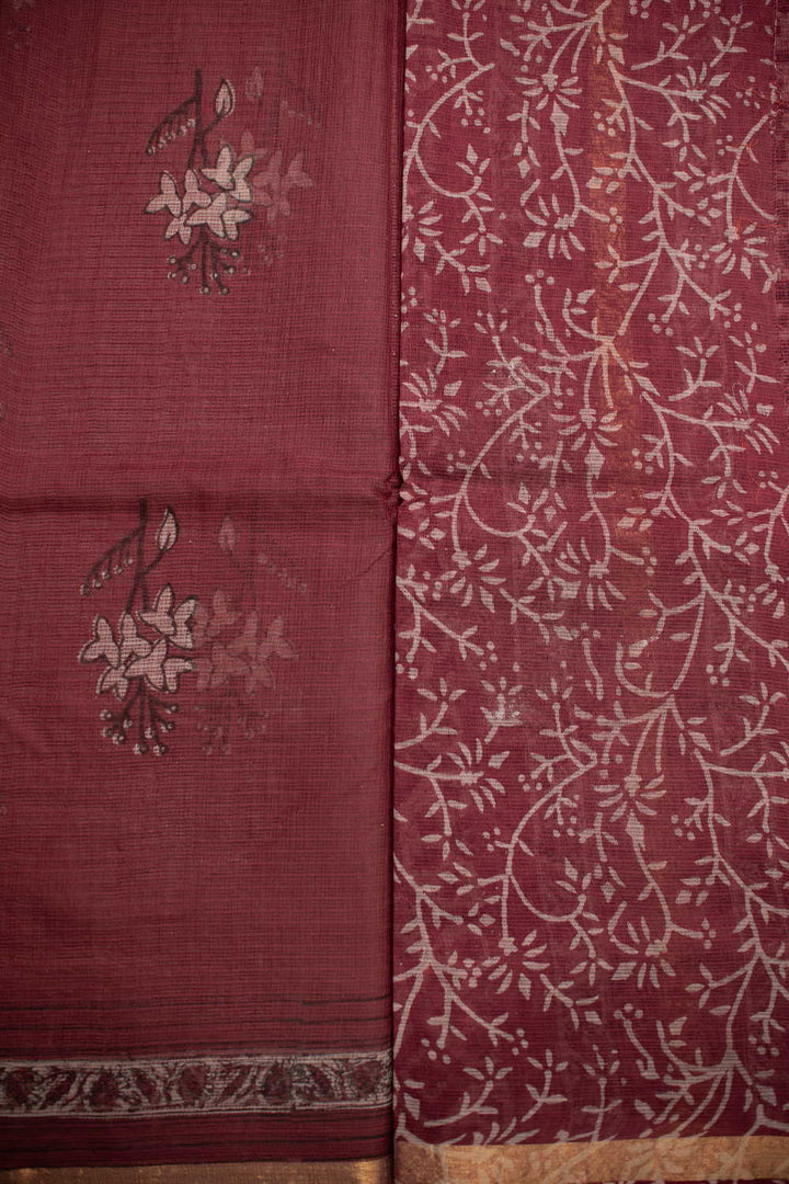 Block Printed Saree - Matkatus