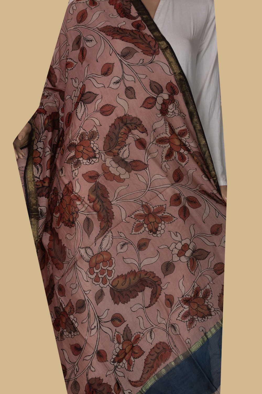 Hand Painted Dupatta - Matkatus 