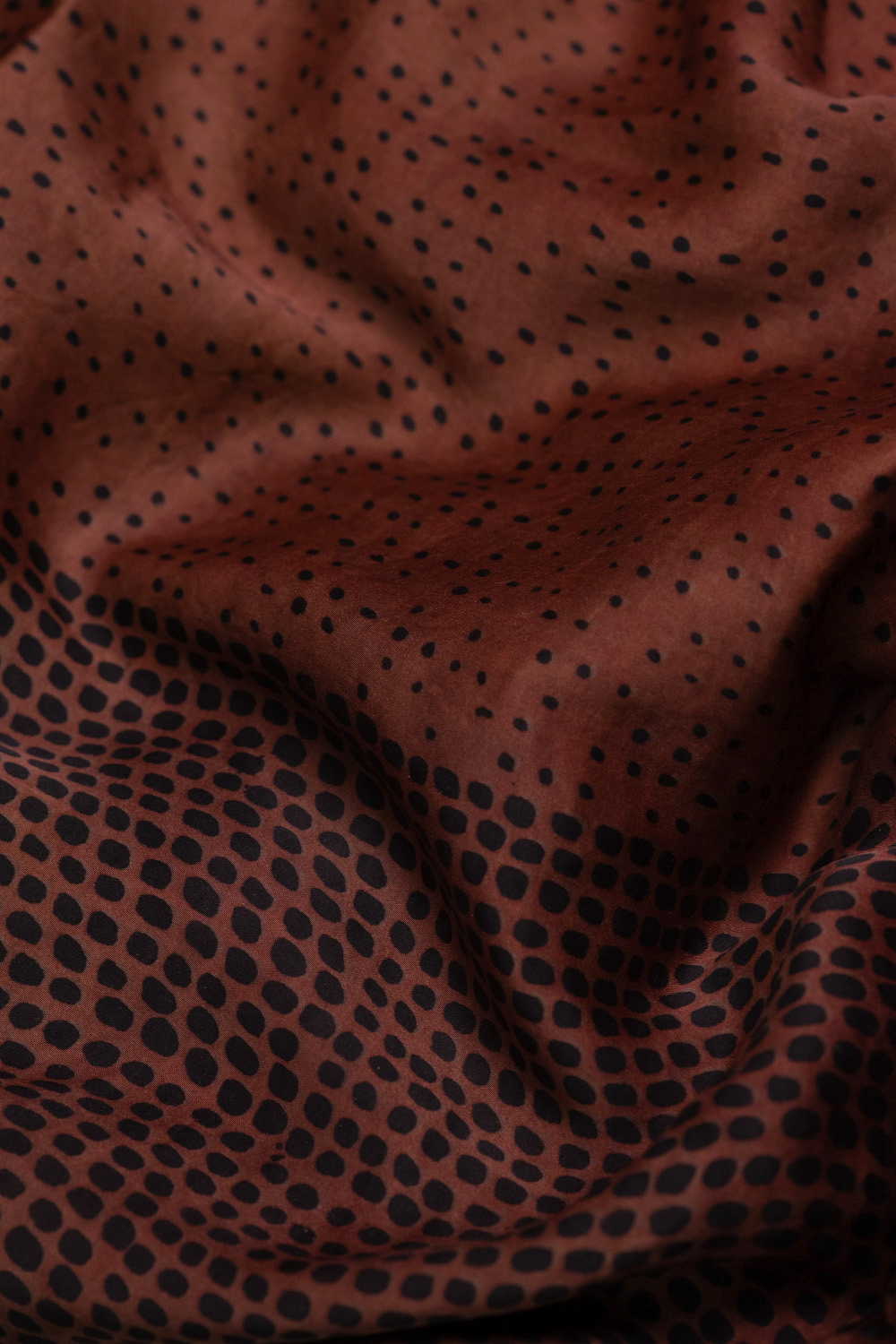 Block Printed Silk Cotton Fabric - Matkatus 