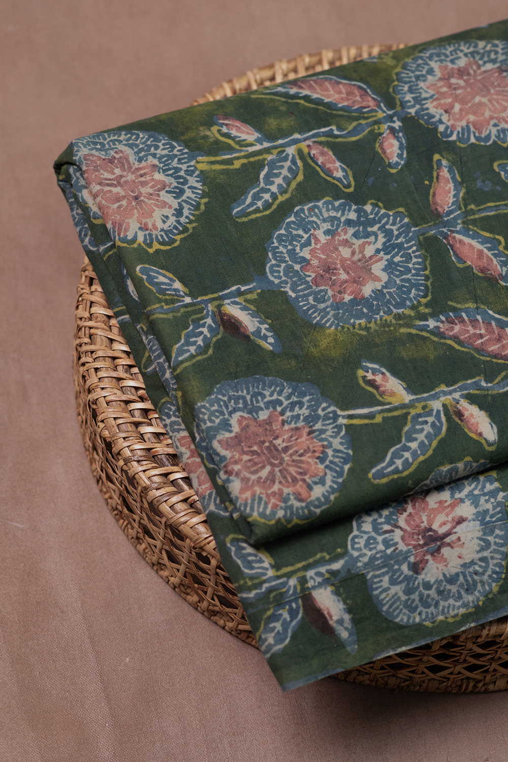 Block Printed Cotton Fabric - Matkatus 