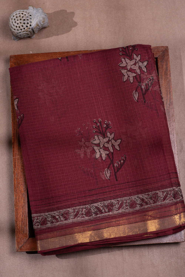 Block Printed Saree - Matkatus