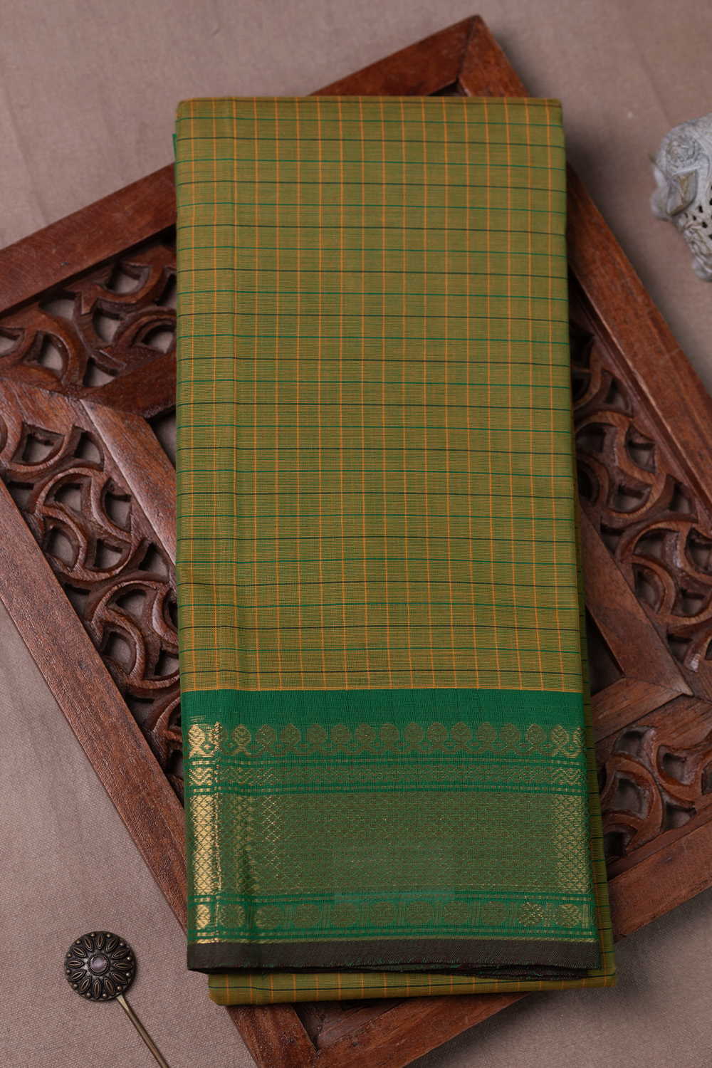 Kanchi Cotton Saree - Matkatus 