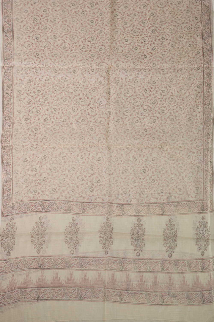 Block Printed Dupatta - Matkatus