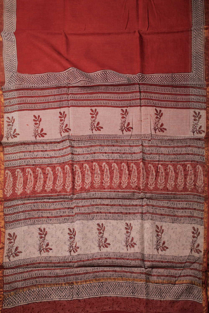 Block Printed Saree - Matkatus