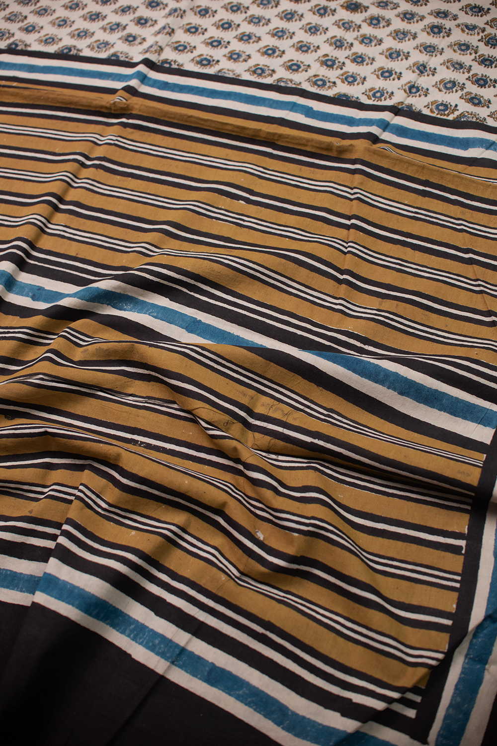 Block Printed Cotton Sarees - Matkatus 