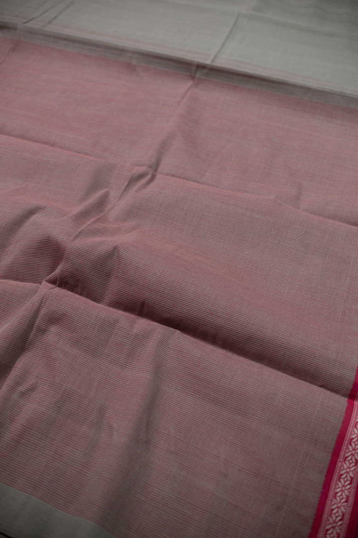 Handspun Cotton Saree - Matkatus 