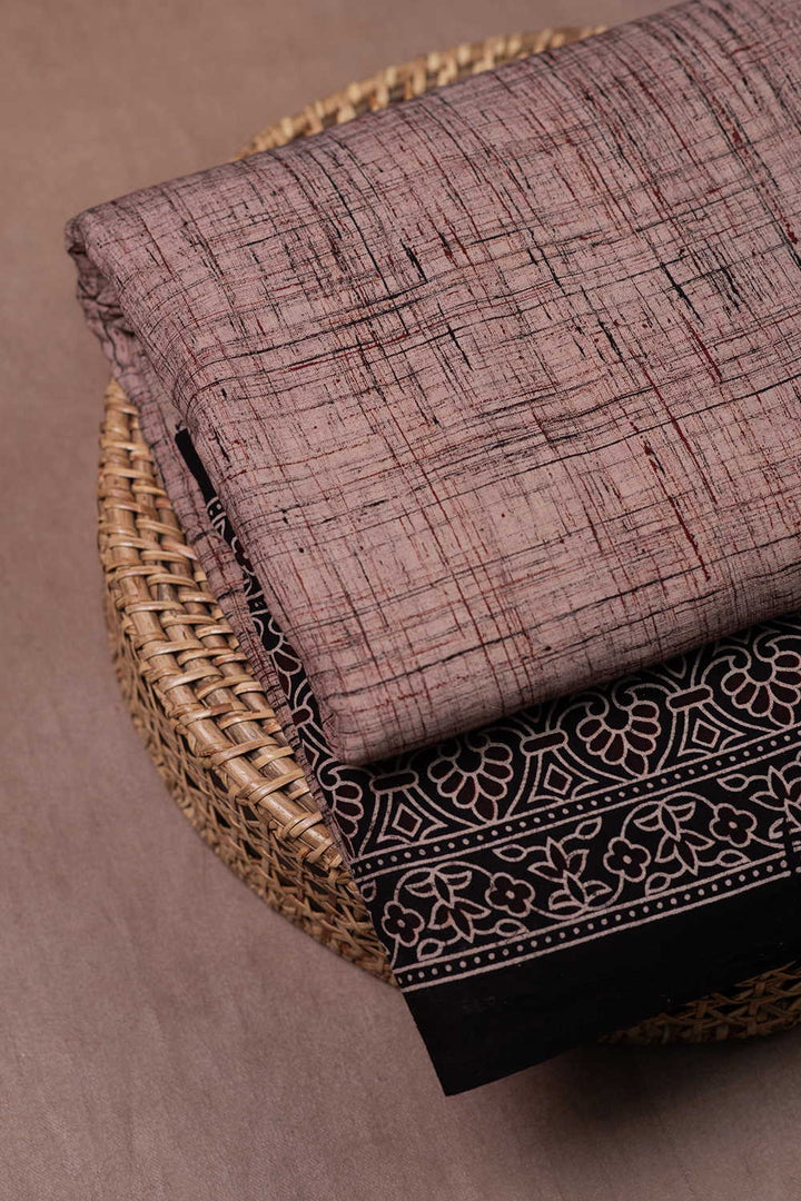 Ajrak Brush Print Fabric - Matkatus 