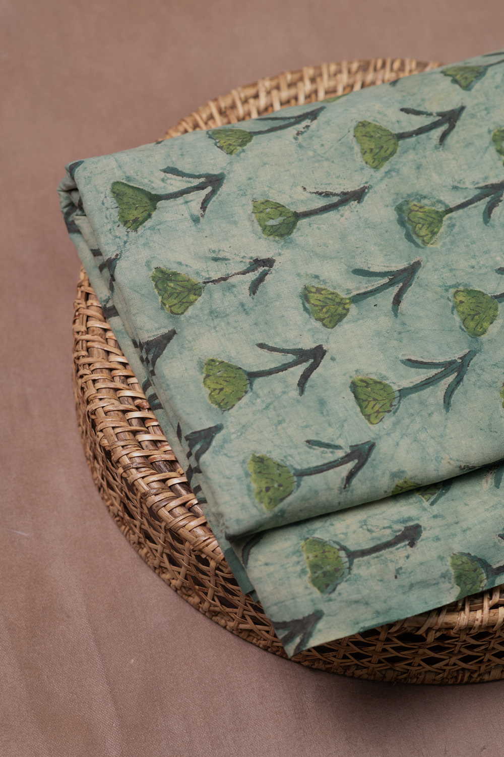 Block Printed Cotton Fabric - Matkatus 