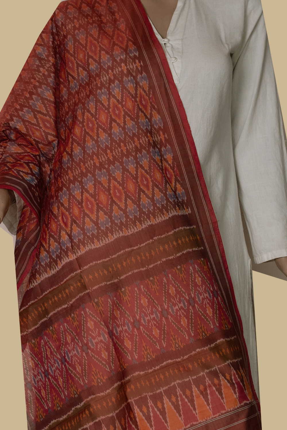 Silk Cotton Stole - Matkatus