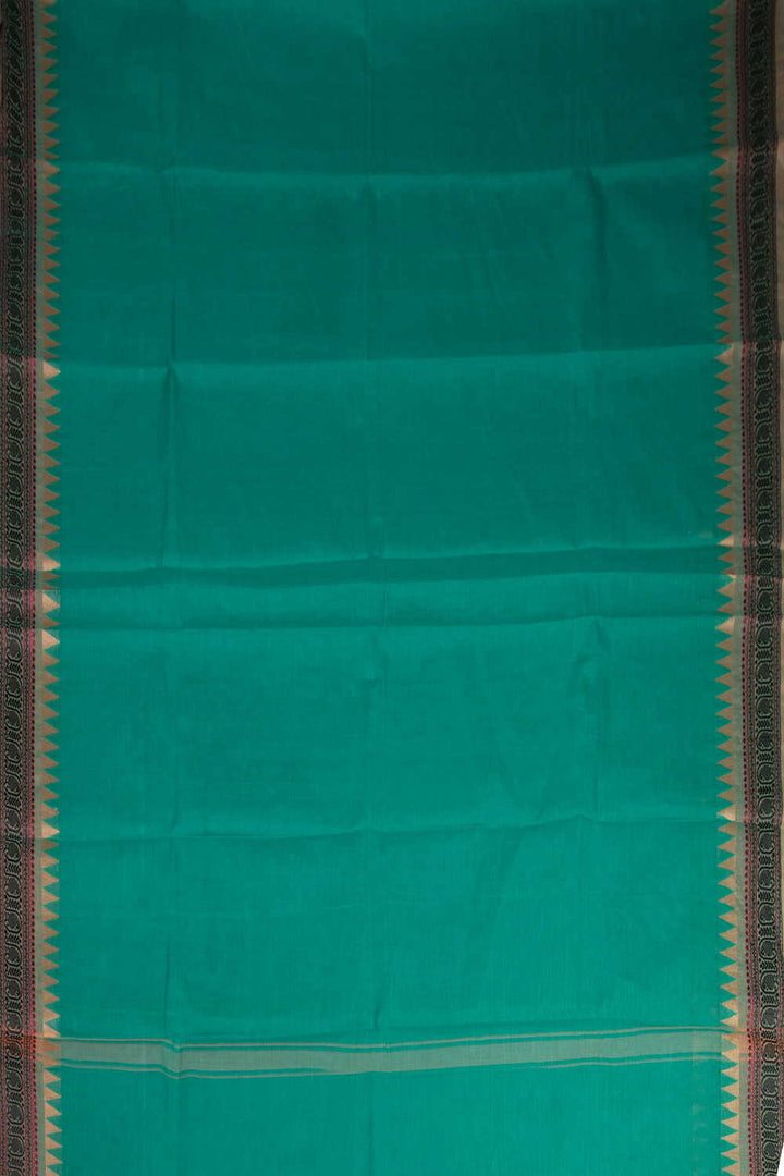 Green Kanchipuram Cotton Dupatta