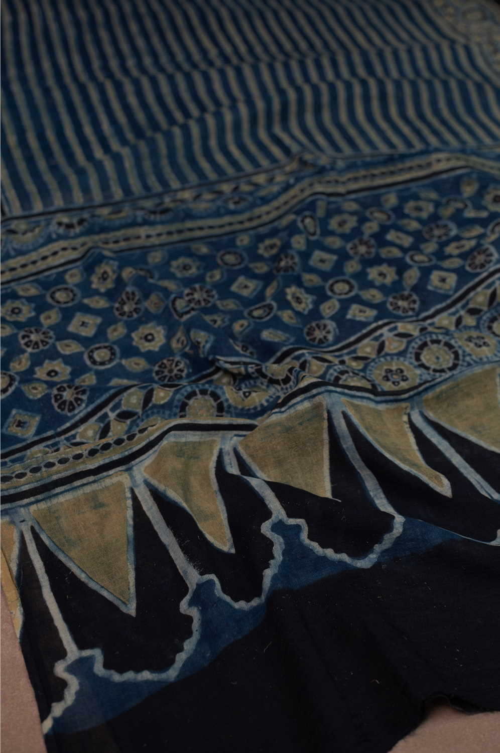 Block Printed Dupattas - Matkatus 
