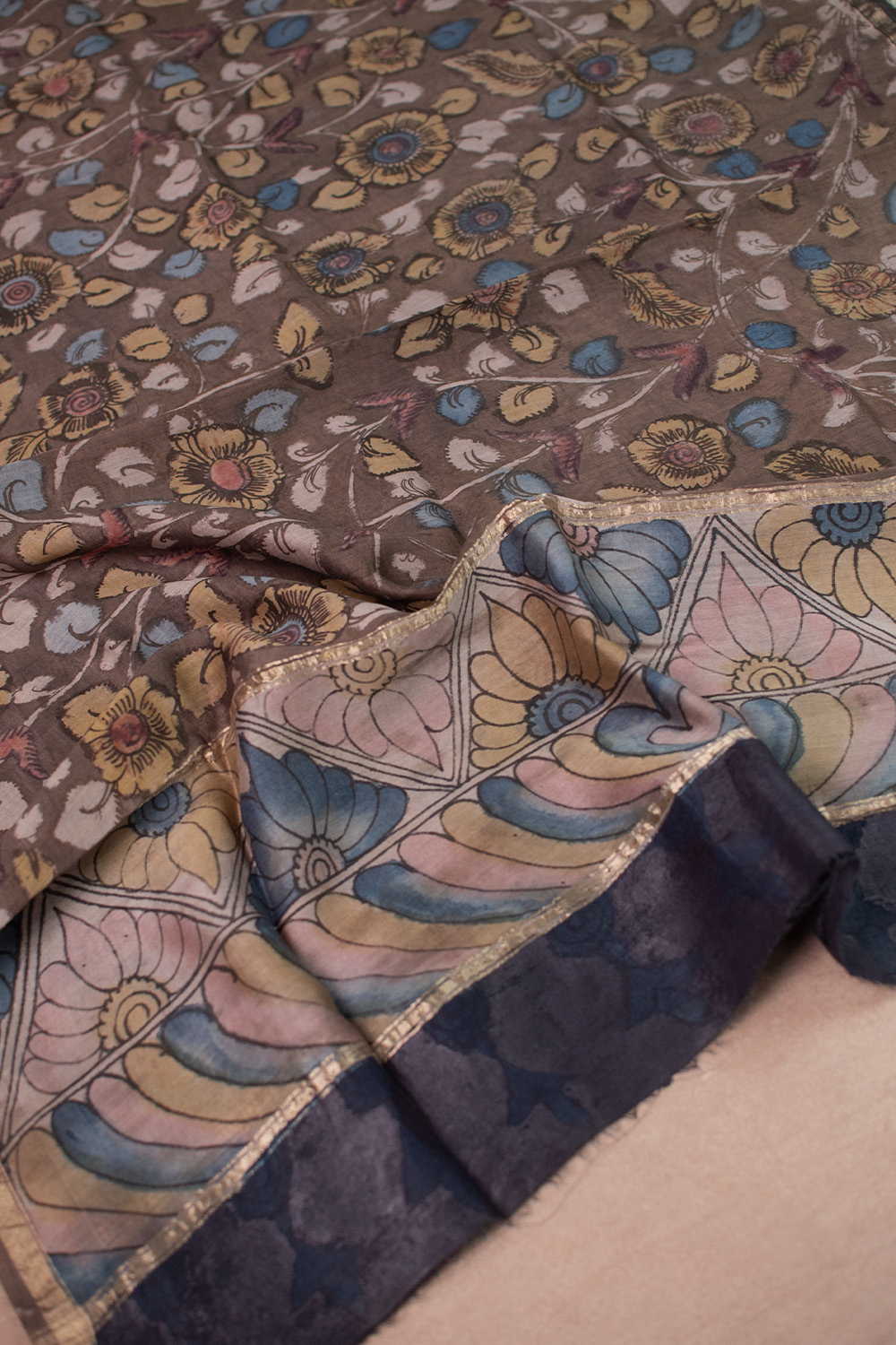 Kalamkari Dupatta - Matkatus 