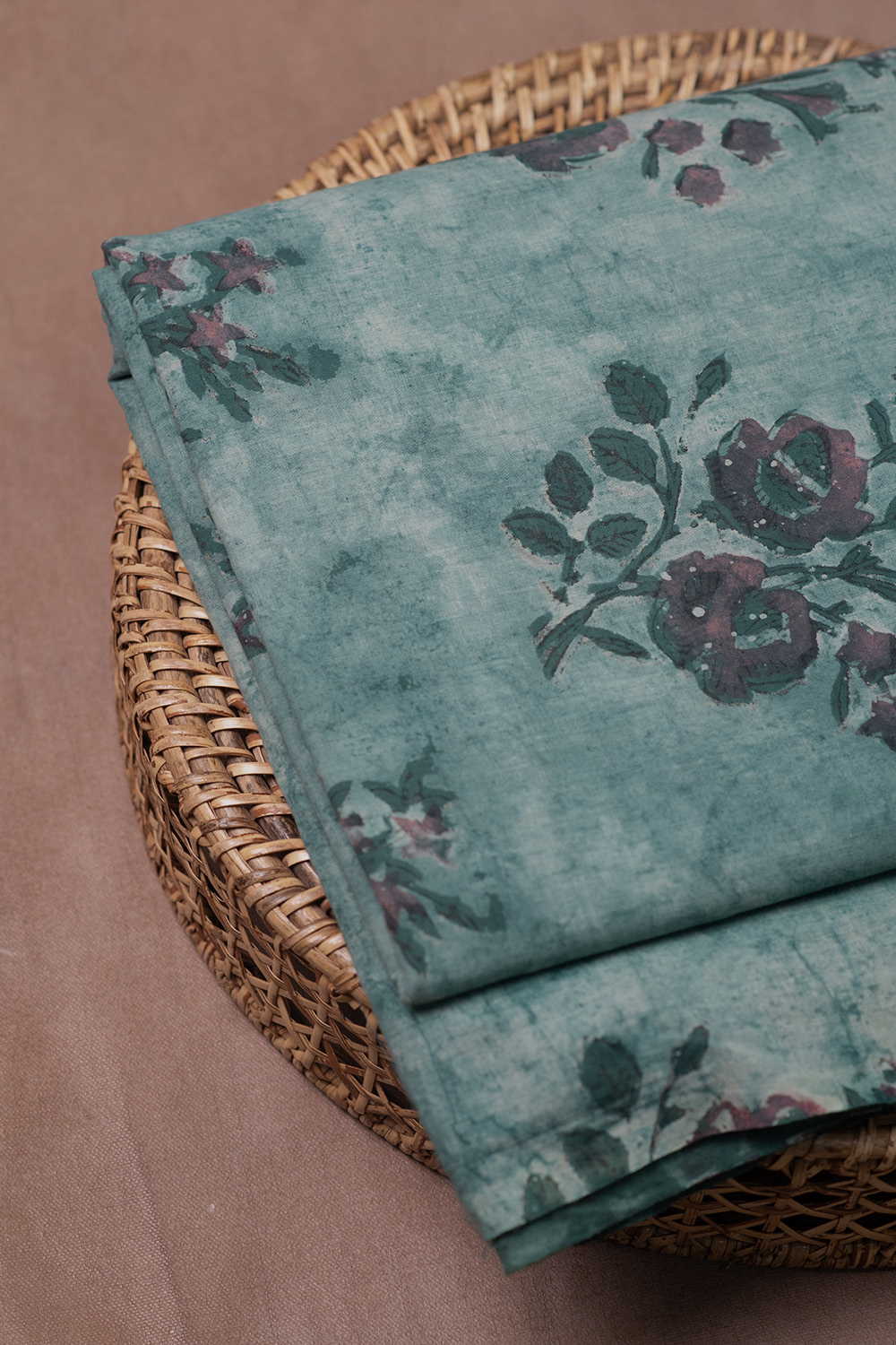Block Printed Cotton Fabric - Matkatus 