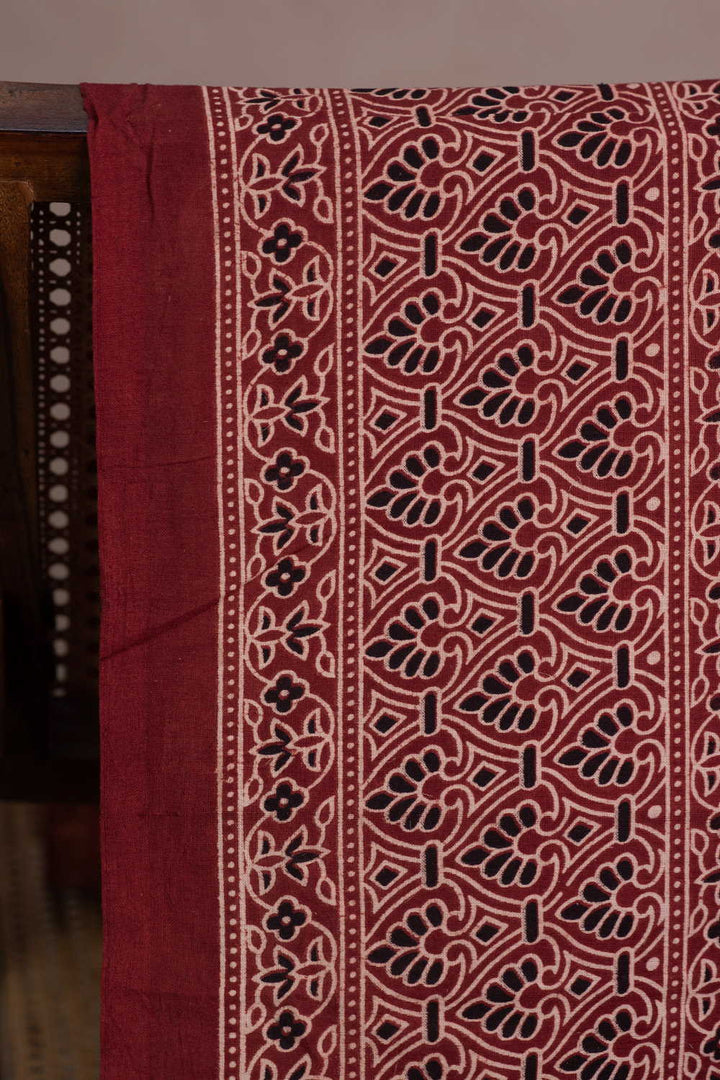 Ajrak Brush Print Fabric - Matkatus 